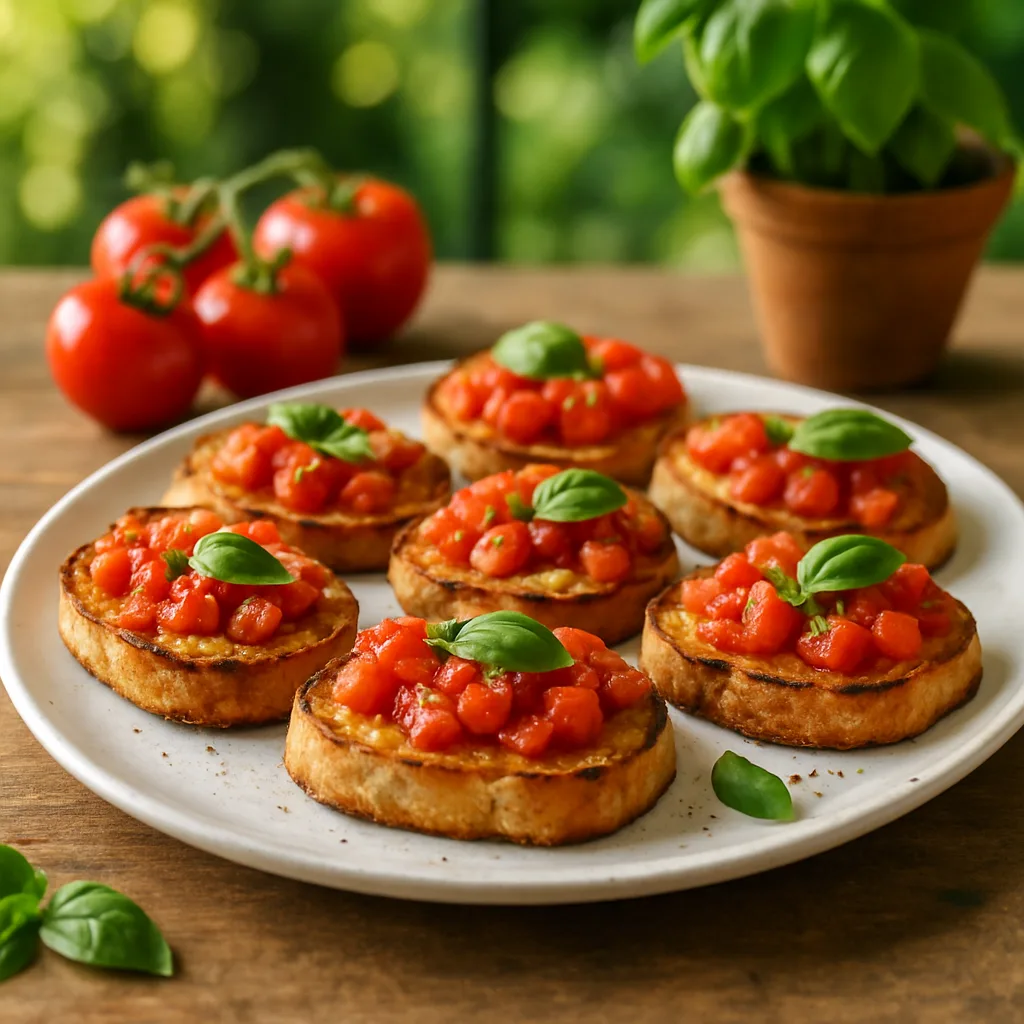 Bruskete sa paradajzom i belim lukom